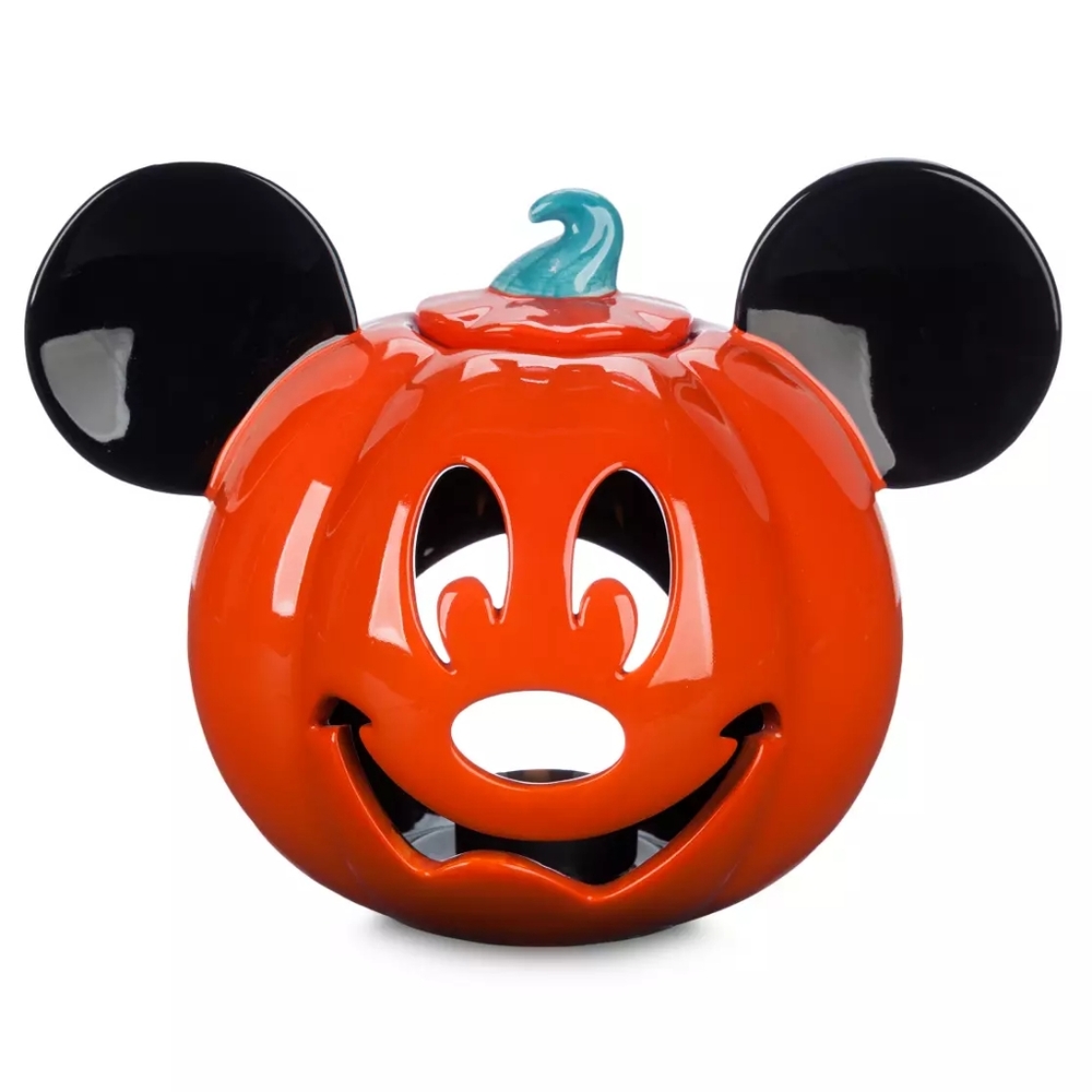 Mickey Mouse Disney Halloween Jack-o'-Lantern Candle Holder